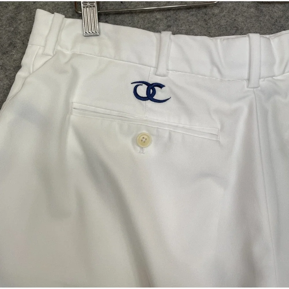 RLX Ralph Lauren Shorts White 38 Old Chatham Golf Club Performance